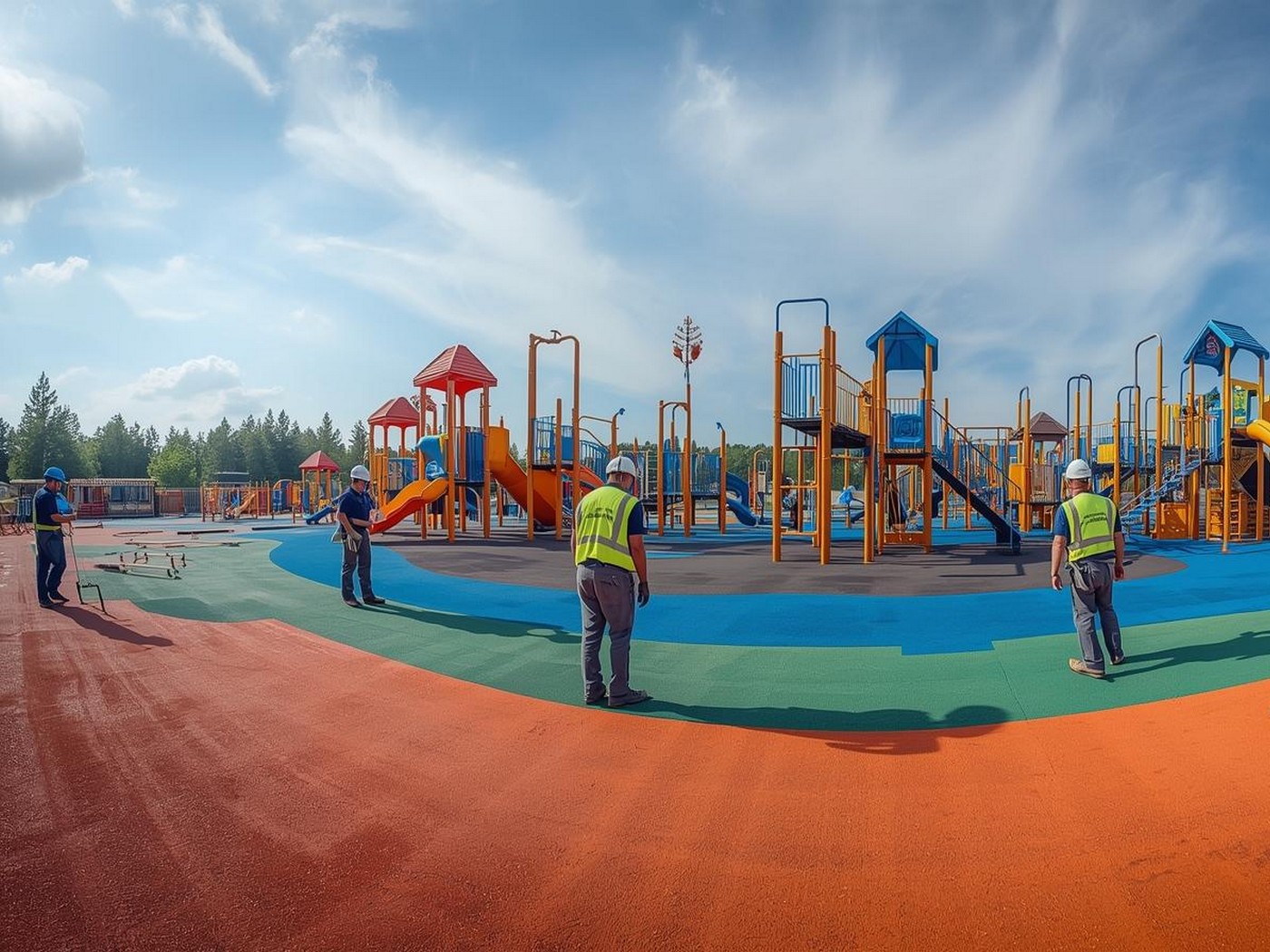 Adalar Heybeliada Mahallesi kauçuk zemin kaplama