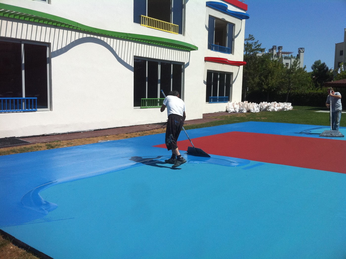 Kadıköy Bostancı Mahallesi kauçuk zemin kaplama