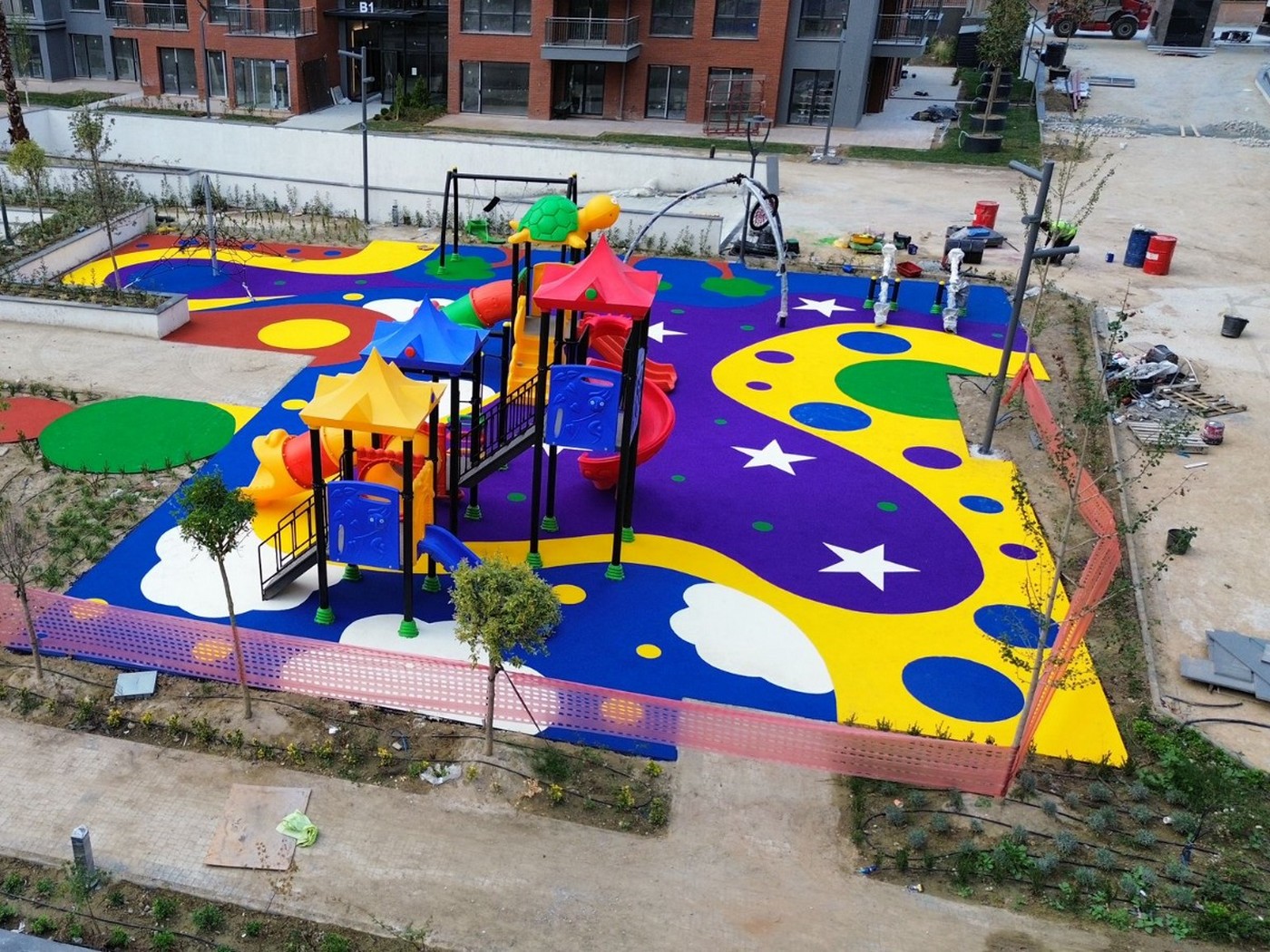 Maltepe Gülensu Mahallesi kauçuk zemin kaplama